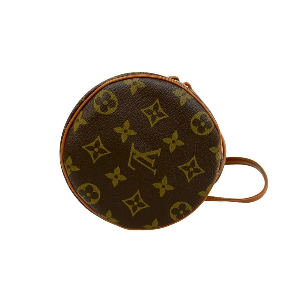 LOUIS VUITTON Vintage Brown Monogram Leather Papillon 26 Boston Bag - Picture 6 of 9